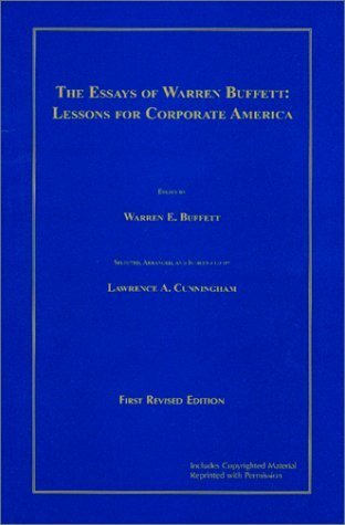 [EPUB] The Essays of Warren Buffett : Lessons for Corporate America by Warren Buffett ,  Lawrence A. Cunningham  (Editor)